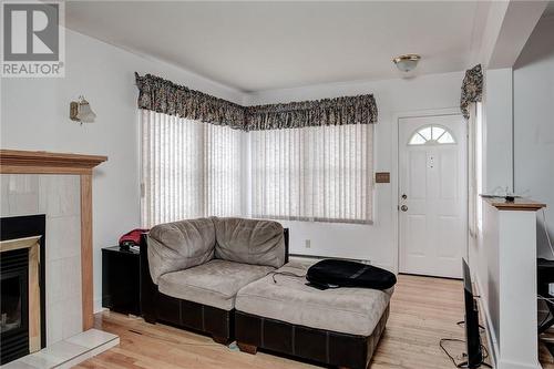 49 Mooney Street, Sudbury, ON - Indoor Photo Showing Living Room With Fireplace