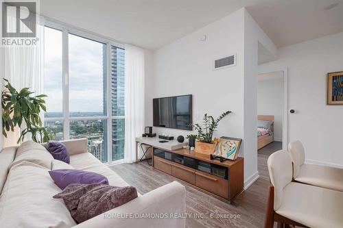 # 3302 - 1 Yorkville Avenue, Toronto, ON - Indoor Photo Showing Living Room