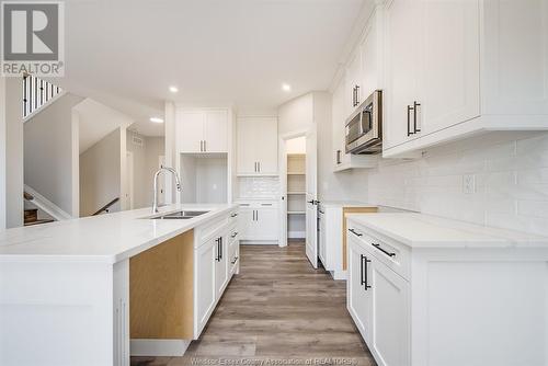 93 Eagle, Leamington, ON - Indoor Photo Showing Kitchen With Double Sink With Upgraded Kitchen