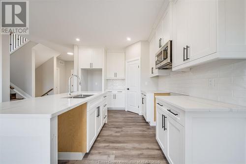 93 Eagle, Leamington, ON - Indoor Photo Showing Kitchen With Double Sink With Upgraded Kitchen