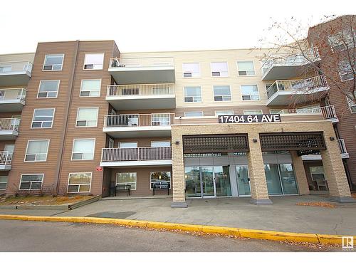 #216 17404 64 Av Nw, Edmonton, AB - Outdoor With Balcony With Facade