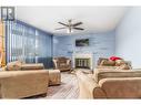 3072 Springfield Road, Kelowna, BC  - Indoor Photo Showing Living Room With Fireplace 