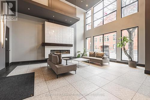 402 - 181 James Street N, Hamilton, ON - Indoor Photo Showing Other Room With Fireplace