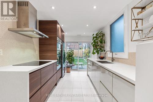 754 Adelaide Street W, Toronto, ON - Indoor Photo Showing Kitchen With Double Sink