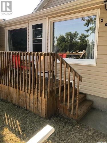 206 3Rd Avenue E, Assiniboia, SK - Outdoor With Deck Patio Veranda With Exterior