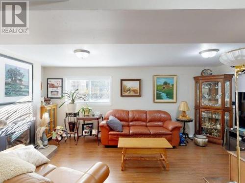 7236 Glacier Street, Powell River, BC - Indoor Photo Showing Living Room With Fireplace