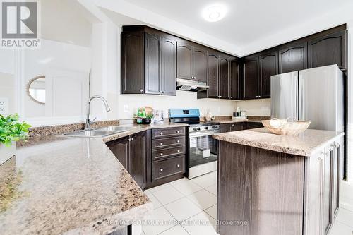 27 Garrardview Street, Ajax, ON - Indoor Photo Showing Kitchen With Double Sink