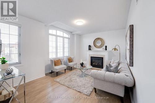 27 Garrardview Street, Ajax, ON - Indoor Photo Showing Living Room With Fireplace