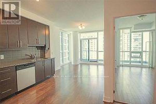 1906 - 33 Bay Street, Toronto, ON - Indoor Photo Showing Kitchen With Double Sink