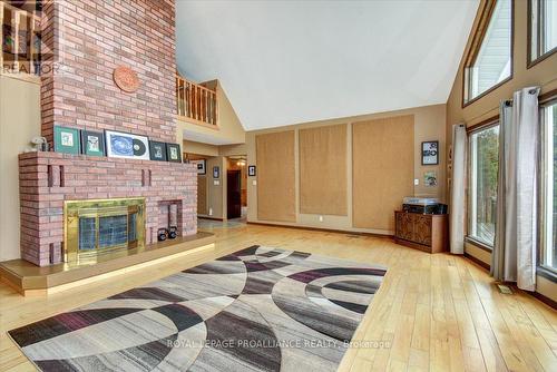 884 Centre Line Road, Marmora And Lake, ON - Indoor With Fireplace