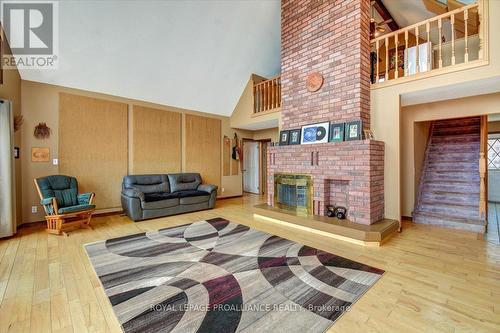 884 Centre Line Road, Marmora And Lake, ON - Indoor With Fireplace