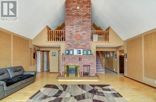 884 Centre Line Road, Marmora And Lake, ON - Indoor Photo Showing Living Room With Fireplace