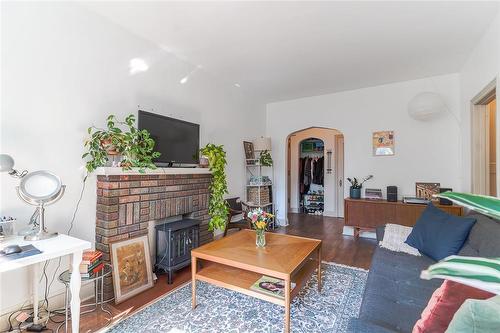 22 415 Stradbrook Avenue, Winnipeg, MB - Indoor Photo Showing Living Room With Fireplace