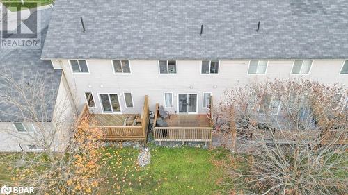 Back of property with a wooden deck - 35 Albion Street Unit# 37, Belleville, ON - Outdoor