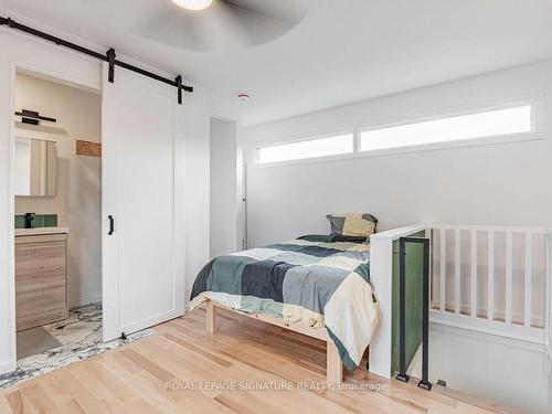 Rear-281 Robina Ave, Toronto, ON - Indoor Photo Showing Bedroom