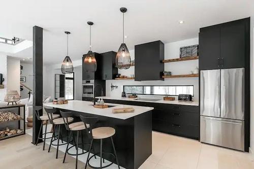 Kitchen - 200 Rue Allen, Morin-Heights, QC - Indoor Photo Showing Kitchen With Upgraded Kitchen