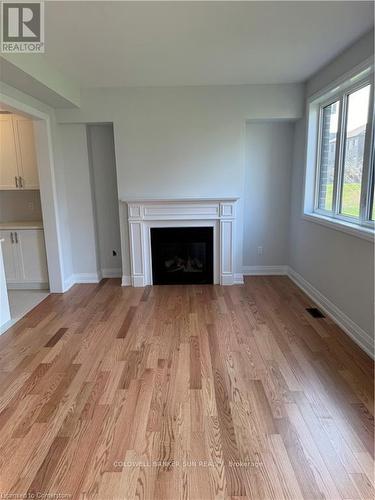 143 Cole Terrace, Woodstock, ON - Indoor Photo Showing Living Room With Fireplace