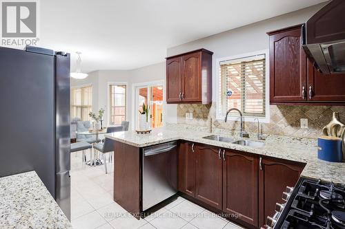 6 Nina Place, Brampton, ON - Indoor Photo Showing Kitchen With Double Sink