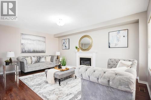 6 Nina Place, Brampton, ON - Indoor Photo Showing Living Room With Fireplace