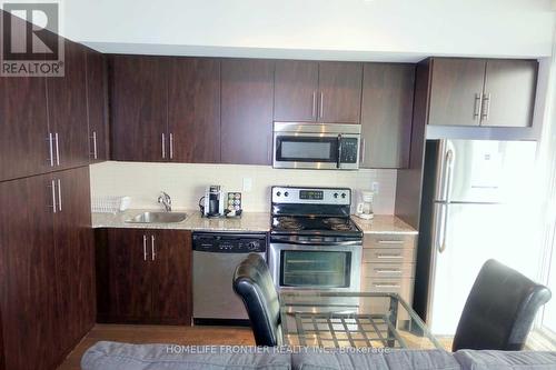 2309 - 55 Bremner Boulevard, Toronto, ON - Indoor Photo Showing Kitchen With Stainless Steel Kitchen