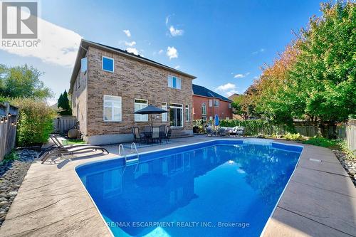 143 Valmont Street, Hamilton, ON - Outdoor With In Ground Pool With Backyard With Exterior