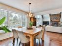 Dining room - 90 Rue Du Midi, Morin-Heights, QC  - Indoor Photo Showing Other Room With Fireplace 