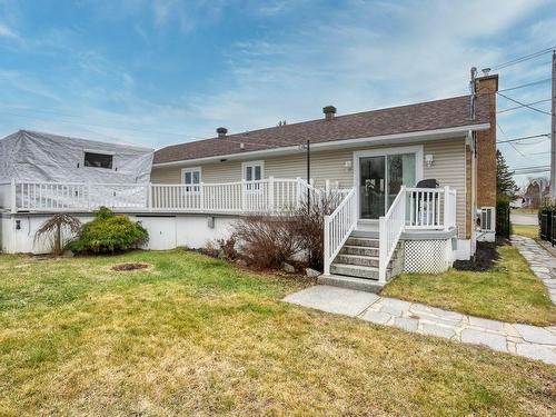 Backyard - 3805 105E Avenue, Shawinigan, QC - Outdoor With Deck Patio Veranda