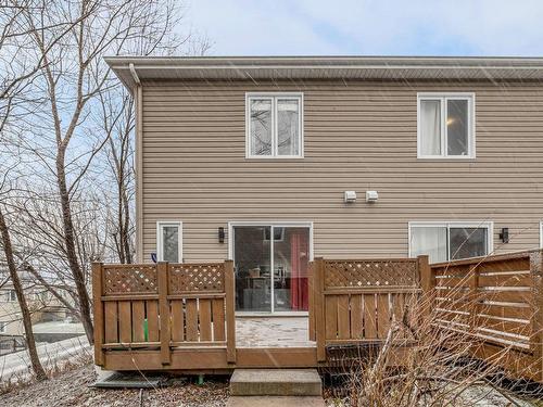 Back facade - 6432 Boul. St-Jacques, Québec (Les Rivières), QC - Outdoor With Deck Patio Veranda With Exterior