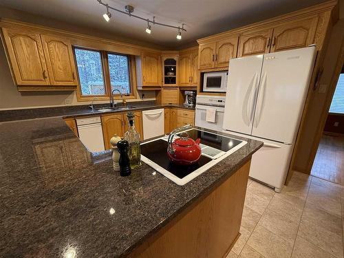 2550 15Th Side Road, Thunder Bay, ON - Indoor Photo Showing Kitchen With Double Sink