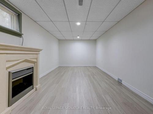 383 Maplehurst Ave, Oakville, ON - Indoor Photo Showing Other Room With Fireplace