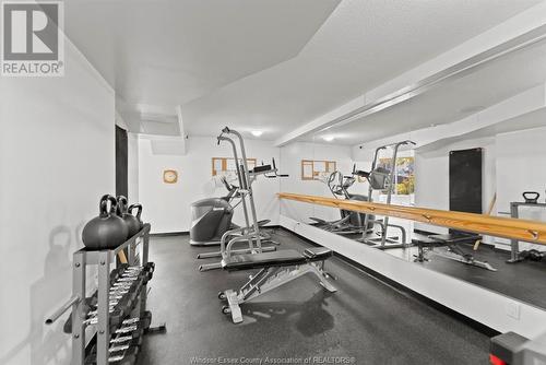 75 Riverside Drive East Unit# 901, Windsor, ON - Indoor Photo Showing Gym Room