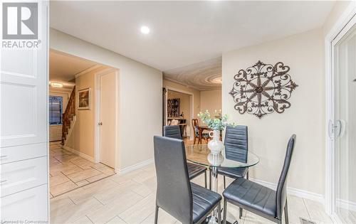 View to Dining room and front hallway. - 6 Fran Ellen Crescent, Kitchener, ON - Indoor Photo Showing Dining Room