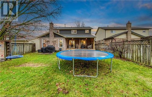 Fully fenced yard - 6 Fran Ellen Crescent, Kitchener, ON - Outdoor With Backyard