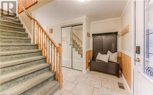 Foyer with coat closet plus room for hanging knapsacks. - 6 Fran Ellen Crescent, Kitchener, ON - Indoor Photo Showing Other Room