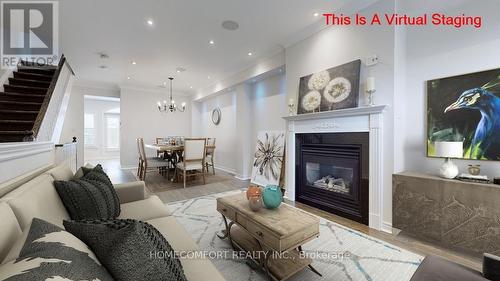 Th1 - 116 Evans Avenue, Toronto, ON - Indoor Photo Showing Living Room With Fireplace