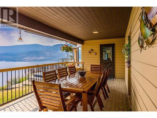 Outdoor Shaded Dining Area - 1252 Kyndree Court, Kelowna, BC 