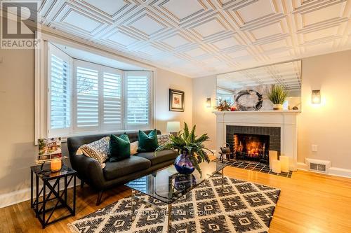 106 Elliott Street, Brampton, ON - Indoor Photo Showing Living Room With Fireplace