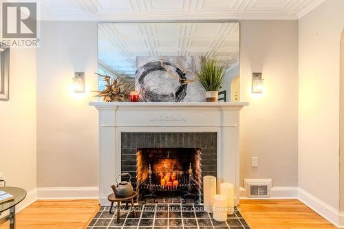 106 Elliott Street, Brampton, ON - Indoor Photo Showing Living Room With Fireplace