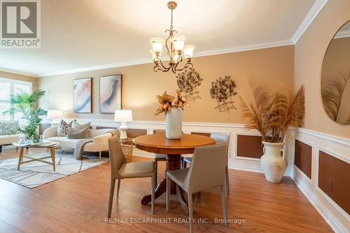 35 - 10 Wentworth Drive, Grimsby, ON - Indoor Photo Showing Dining Room With Fireplace