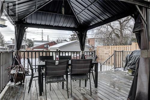 717 Lawson Street, Sudbury, ON - Outdoor With Deck Patio Veranda With Exterior