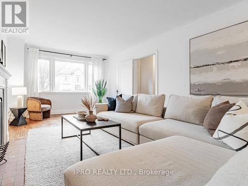 16 Elswick Road, Toronto, ON - Indoor Photo Showing Living Room With Fireplace