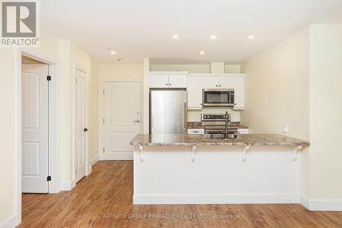 407 - 58 Glenelg Street, Kawartha Lakes (Lindsay), ON - Indoor Photo Showing Kitchen With Upgraded Kitchen