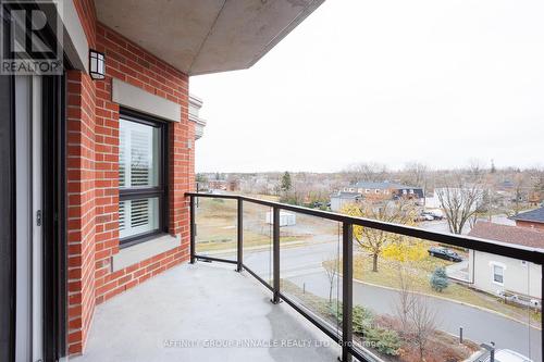 407 - 58 Glenelg Street, Kawartha Lakes (Lindsay), ON - Outdoor With Balcony With View With Exterior