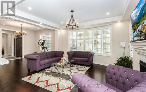 3183 Daisy Way, Oakville, ON - Indoor Photo Showing Living Room With Fireplace