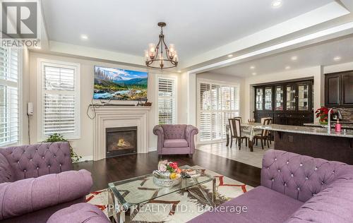 3183 Daisy Way, Oakville, ON - Indoor Photo Showing Living Room With Fireplace