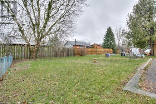 View of yard - 524 Krug Street, Kitchener, ON - Outdoor With Backyard