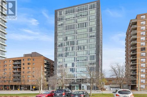 1408 - 201 Parkdale Avenue, Ottawa, ON - Outdoor With Balcony With Facade