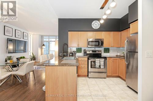 2604 - 388 Prince Of Wales Drive, Mississauga, ON - Indoor Photo Showing Kitchen With Stainless Steel Kitchen