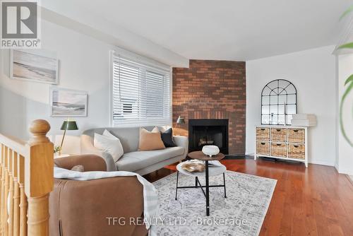 1306 Cornell Court, Pickering (Liverpool), ON - Indoor Photo Showing Living Room With Fireplace