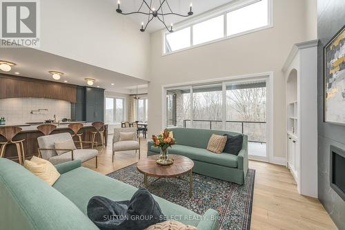 597 Creekview Chase, London, ON - Indoor Photo Showing Living Room With Fireplace